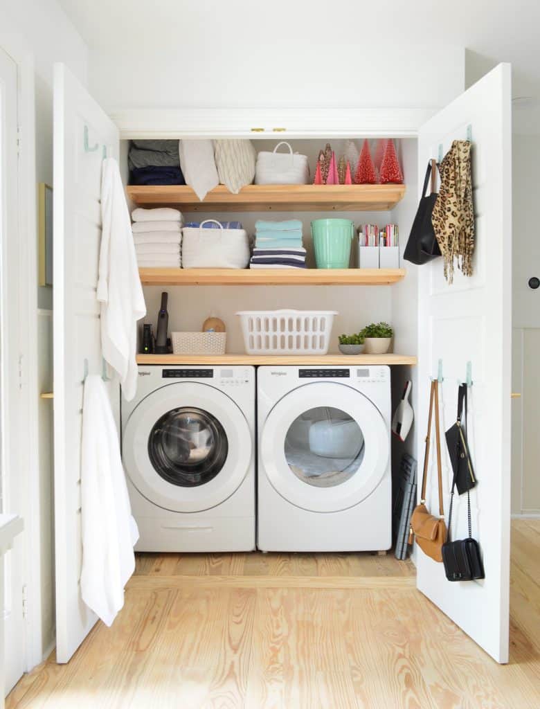 Florida Laundry Closet Shelves After Full